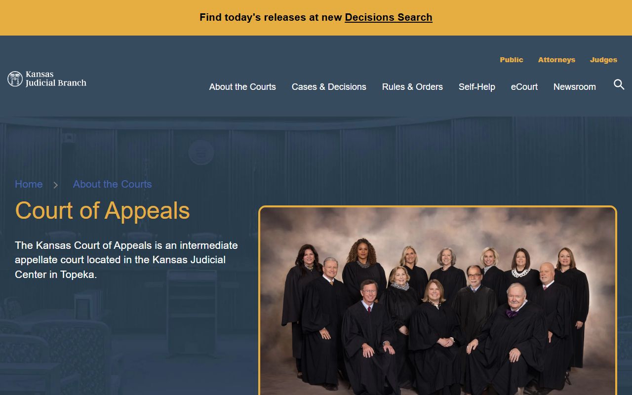 Finney County court records Kansas Court of Appeals access