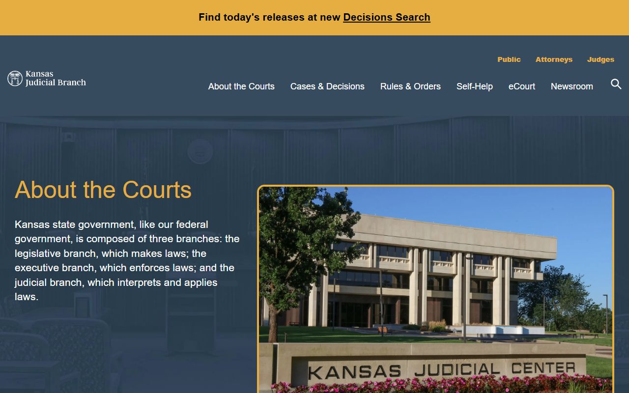 Finney County court records within the Kansas court structure